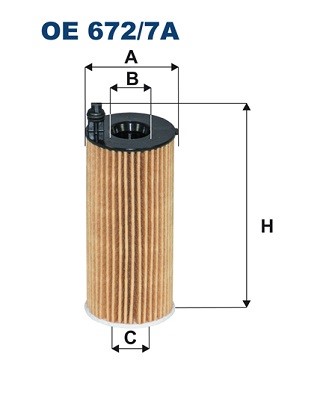 Oljefilter Filtron OE 672/7A FILTRON Oljefilter Filtron OE 672/7A FILTRON