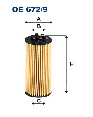 Oljefilter Filtron OE 672/9 FILTRON