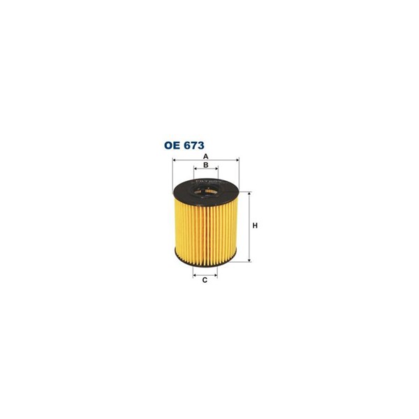Oljefilter Filtron OE 673 FILTRON