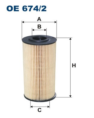 Oljefilter Filtron OE 674/2 FILTRON
