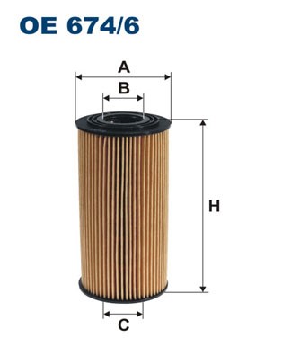Oljefilter Filtron OE 674/6 FILTRON