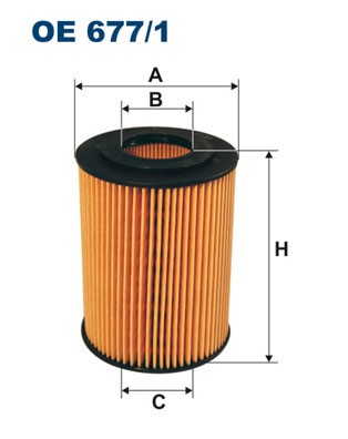 Oljefilter Filtron OE 677/1 FILTRON
