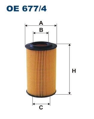 Oljefilter Filtron OE 677/4 FILTRON