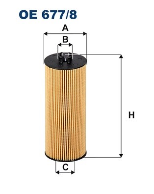 Oljefilter Filtron OE 677/8 FILTRON
