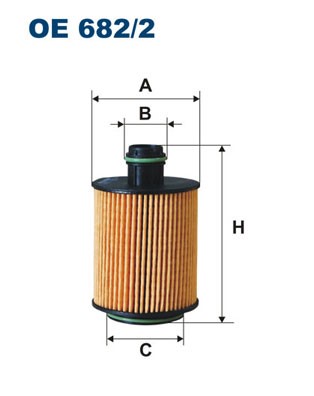 Oljefilter Filtron OE 682/2 FILTRON