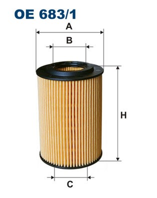 Oljefilter Filtron OE 683/1 FILTRON