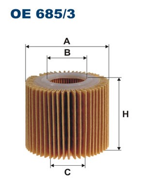 Oljefilter Filtron OE 685/3 FILTRON Oljefilter Filtron OE 685/3 FILTRON