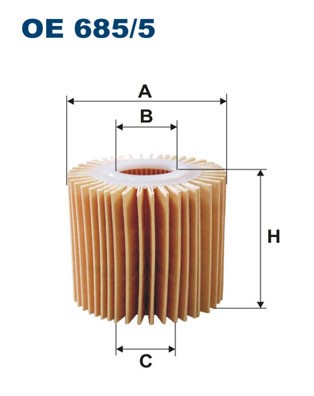 Oljefilter Filtron OE 685/5 FILTRON