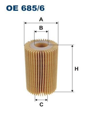 Oljefilter Filtron OE 685/6 FILTRON