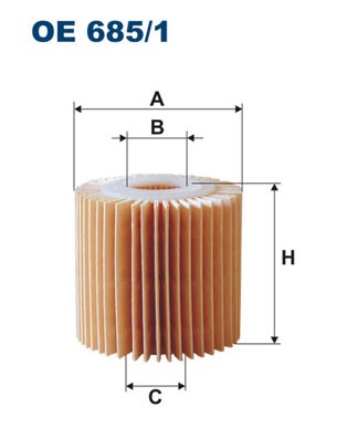 Oljefilter Filtron OE 685 FILTRON
