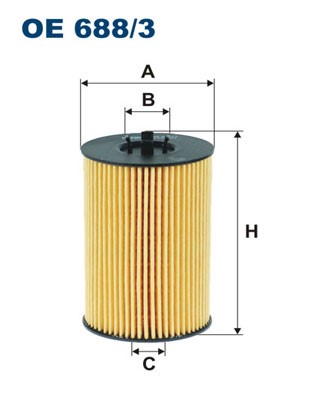 Oljefilter Filtron OE 688/3 FILTRON