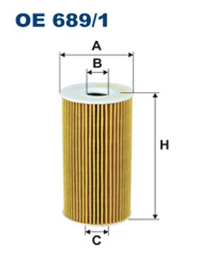Oljefilter Filtron OE 689/1 FILTRON
