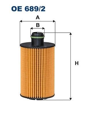 Oljefilter Filtron OE 689/2 FILTRON