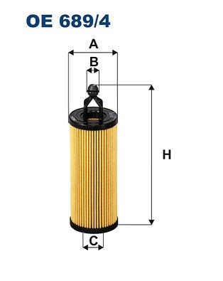 Oljefilter Filtron OE 689/4 FILTRON