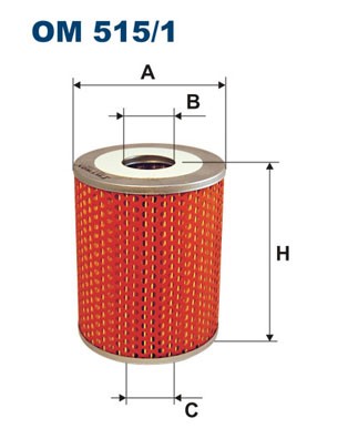 Oljefilter Filtron OM 515/1 FILTRON