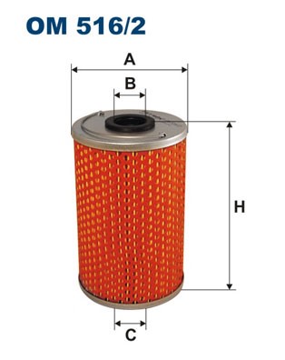 Oljefilter Filtron OM 516/2 FILTRON
