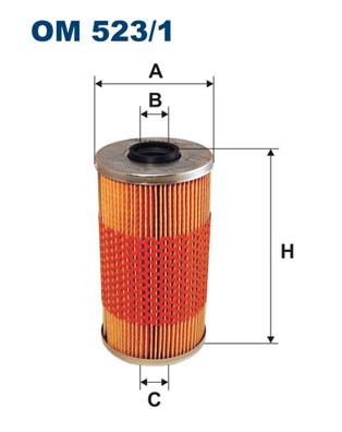 Oljefilter Filtron OM 523/1 FILTRON