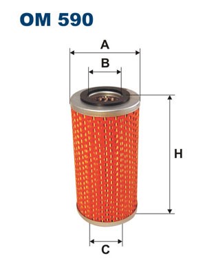 Oljefilter Filtron OM 590 FILTRON
