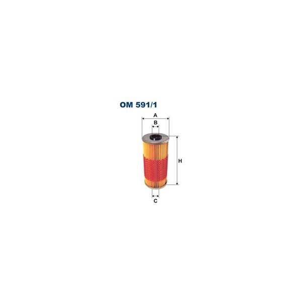 Oljefilter Filtron OM 591/1 FILTRON