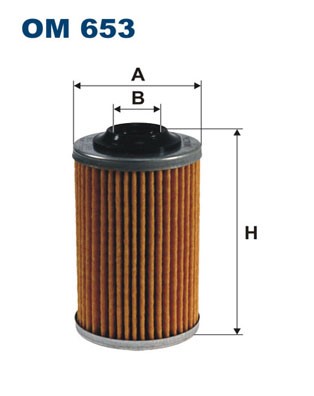 Oljefilter Filtron OM 653 FILTRON