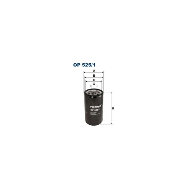 Oljefilter Filtron OP 525/1 FILTRON