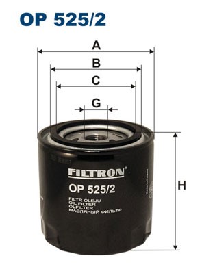 Oljefilter Filtron OP 525/2 FILTRON