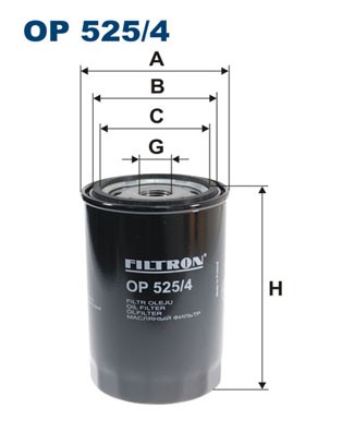 Oljefilter Filtron OP 525/4 FILTRON
