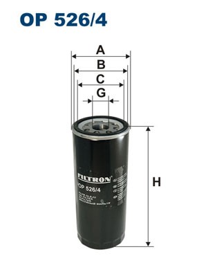 Oljefilter Filtron OP 526/4 FILTRON