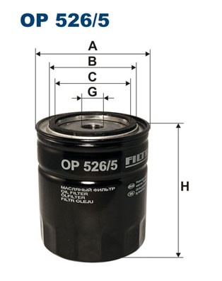 Oljefilter Filtron OP 526/5 FILTRON