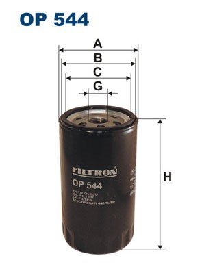 Oljefilter Filtron OP 544 FILTRON