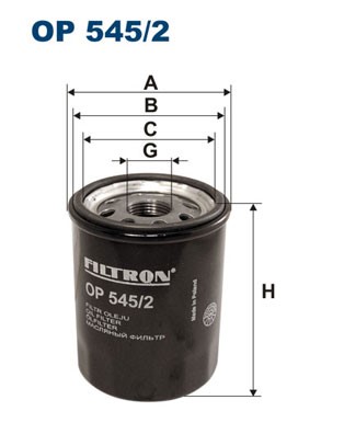 Oljefilter Filtron OP 545/2 FILTRON