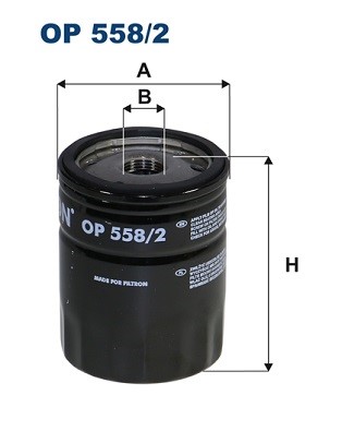 Oljefilter Filtron OP 558/2 FILTRON