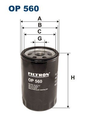 Oljefilter Filtron OP 560 FILTRON
