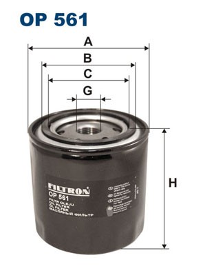 Oljefilter Filtron OP 561 FILTRON