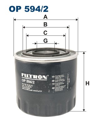 Oljefilter Filtron OP 594/2 FILTRON