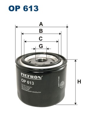 Oljefilter Filtron OP 613 FILTRON