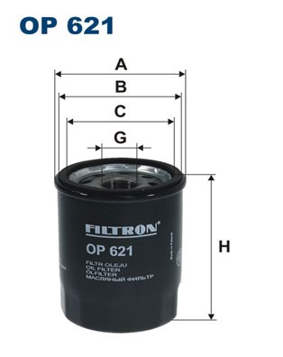 Oljefilter Filtron OP 621 FILTRON