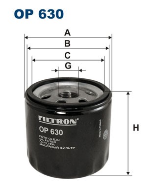 Oljefilter Filtron OP 630 FILTRON
