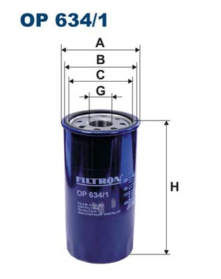Oljefilter Filtron OP 634 FILTRON