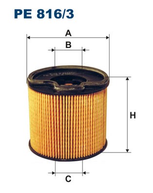 Bränslefilter Filtron PE 816/3 FILTRON