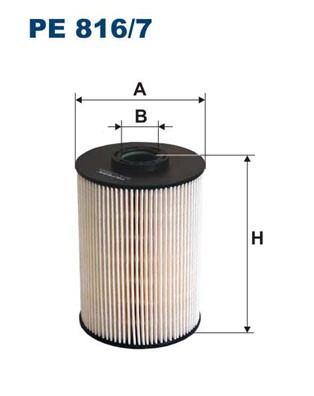 Bränslefilter Filtron PE 816/7 FILTRON