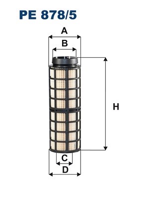 Bränslefilter Filtron PE 878/5 FILTRON