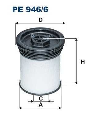 Bränslefilter Filtron PE 946/6 FILTRON