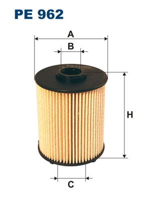 Bränslefilter Filtron PE 962 FILTRON
