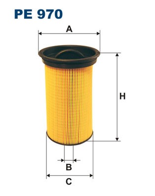 Bränslefilter Filtron PE 970 FILTRON