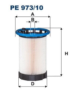 Bränslefilter Filtron PE 973/10 FILTRON