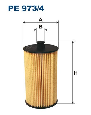 Bränslefilter Filtron PE 973/4 FILTRON