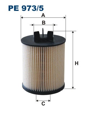 Bränslefilter Filtron PE 973/5 FILTRON