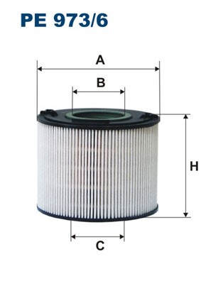 Bränslefilter Filtron PE 973/6 FILTRON