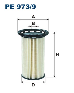 Bränslefilter Filtron PE 973/9 FILTRON